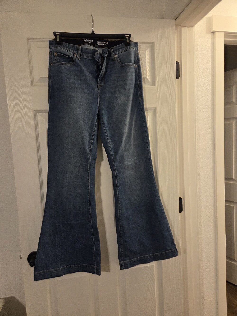 Torrid Women's Blue Flared Jeans